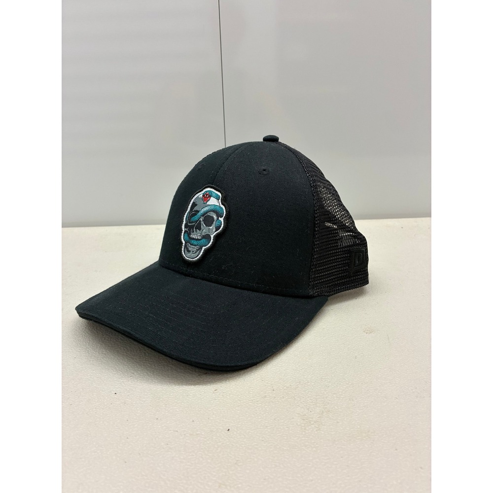 Dome Headwear 3 Doors Down Trucker Hat Black Skull Snake Snapback Cap Style IV